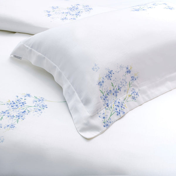 400 TC 100% COTTON WHITE PRINTS BEDDING COLLECTION