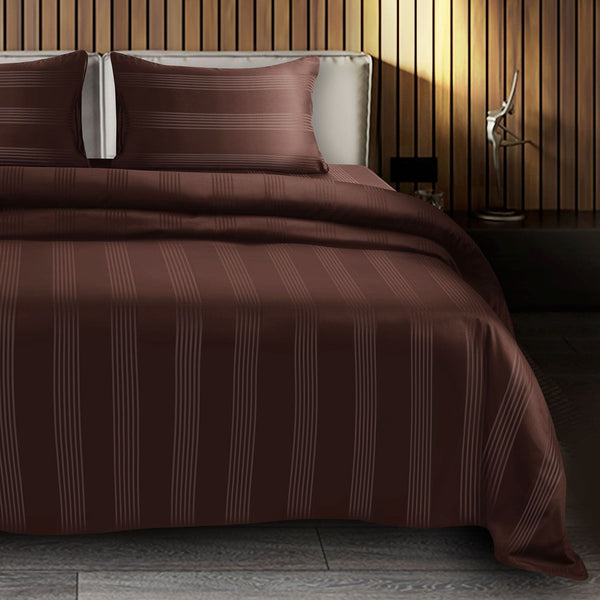 450 TC Premium Cotton Barcode Bedding | Luxury Bedding Sets