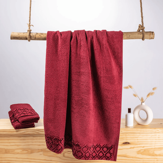 PICASSO TOWEL - PASSION LISA(Burgundy)