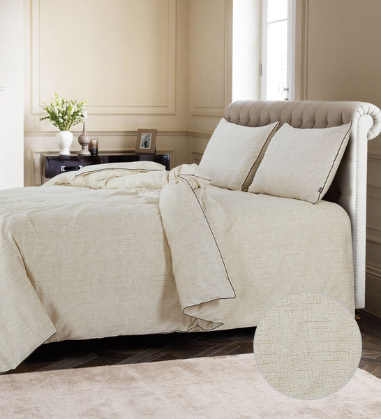 GRAIN DE GLACE 400 TC BEDDING |  Cotton Bedding Sets