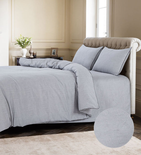 GRAIN DE GLACE 400 TC BEDDING |  Cotton Bedding Sets