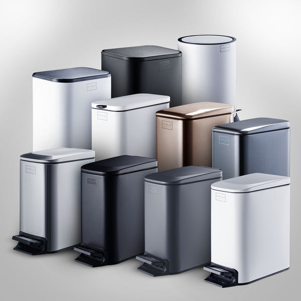 Metal Wastebin with Soft Close