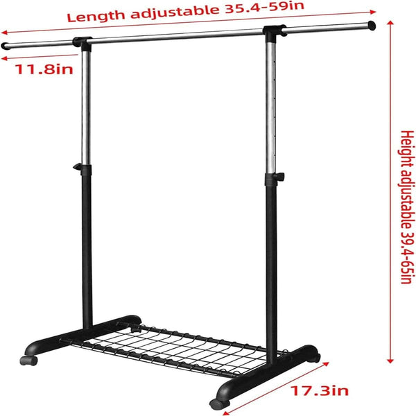 Rolling Clothes Rack