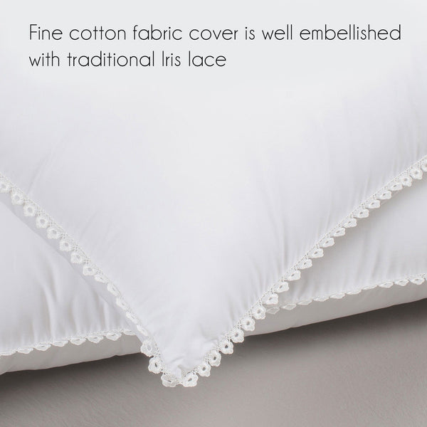 Luxurious Cotton Blossom Pillow