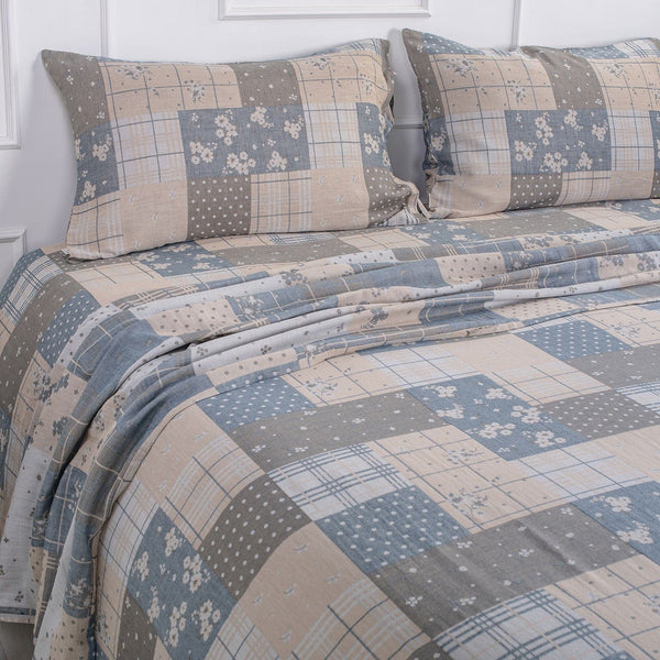 100 % Pre Washed Jacquard Reversible Cotton Bedding