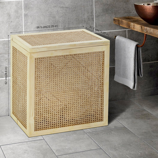 BAMBOO WICKER  LAUNDRY BASKETS