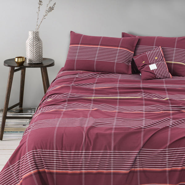 100 % Washed Cotton Breathable Bedsheet